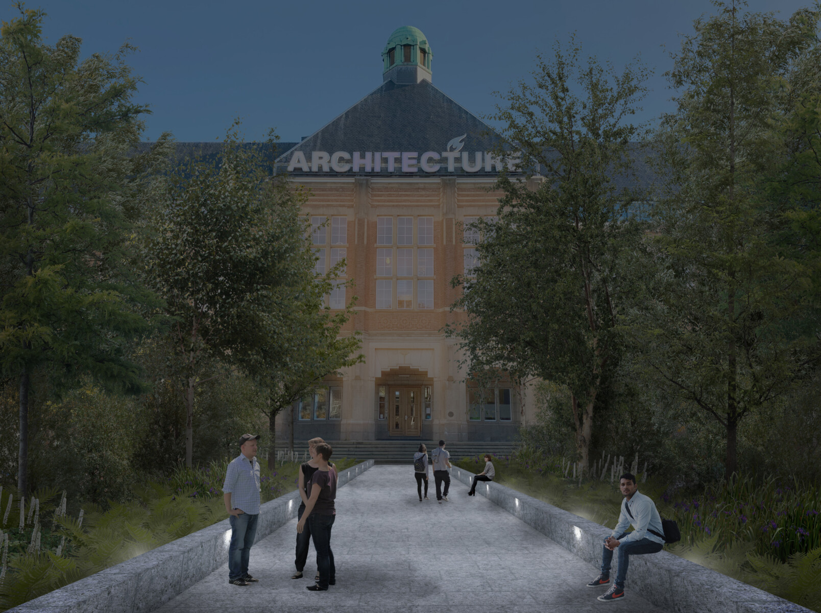 Delft Stadsklimaatbos TU Bouwkunde - Hosper